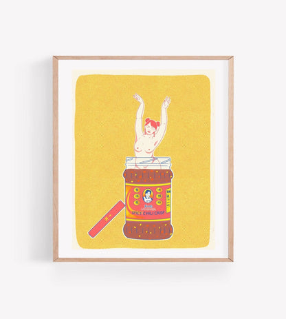 Lao Gan Ma Girlfriend Risograph Print | Christina Hu (CA)