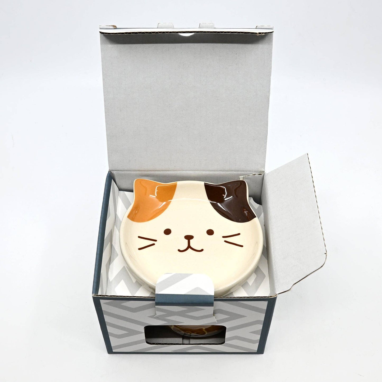 Calico Cat Coffee Mug With Saucer Lid | Nagomi (Japan)
