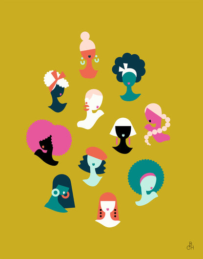 Hey Ladies! Art Print | Rashida Coleman-Hale (CA)