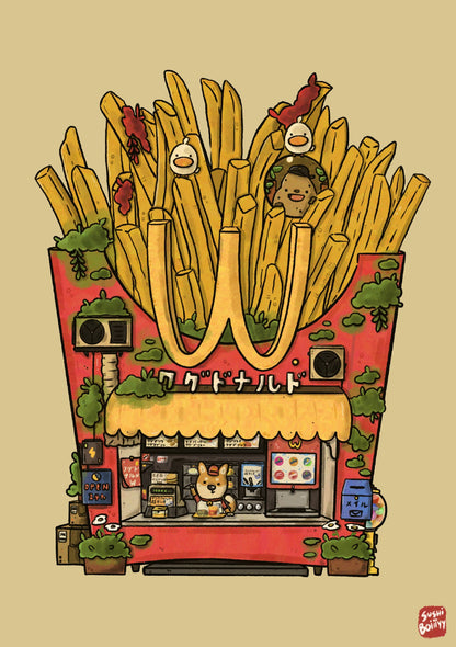 Wagdonald Mini Print | Sushiboiiiyy (CAN)