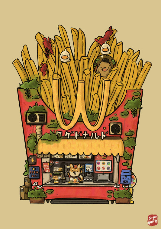 Wagdonald Mini Print | Sushiboiiiyy (CAN)