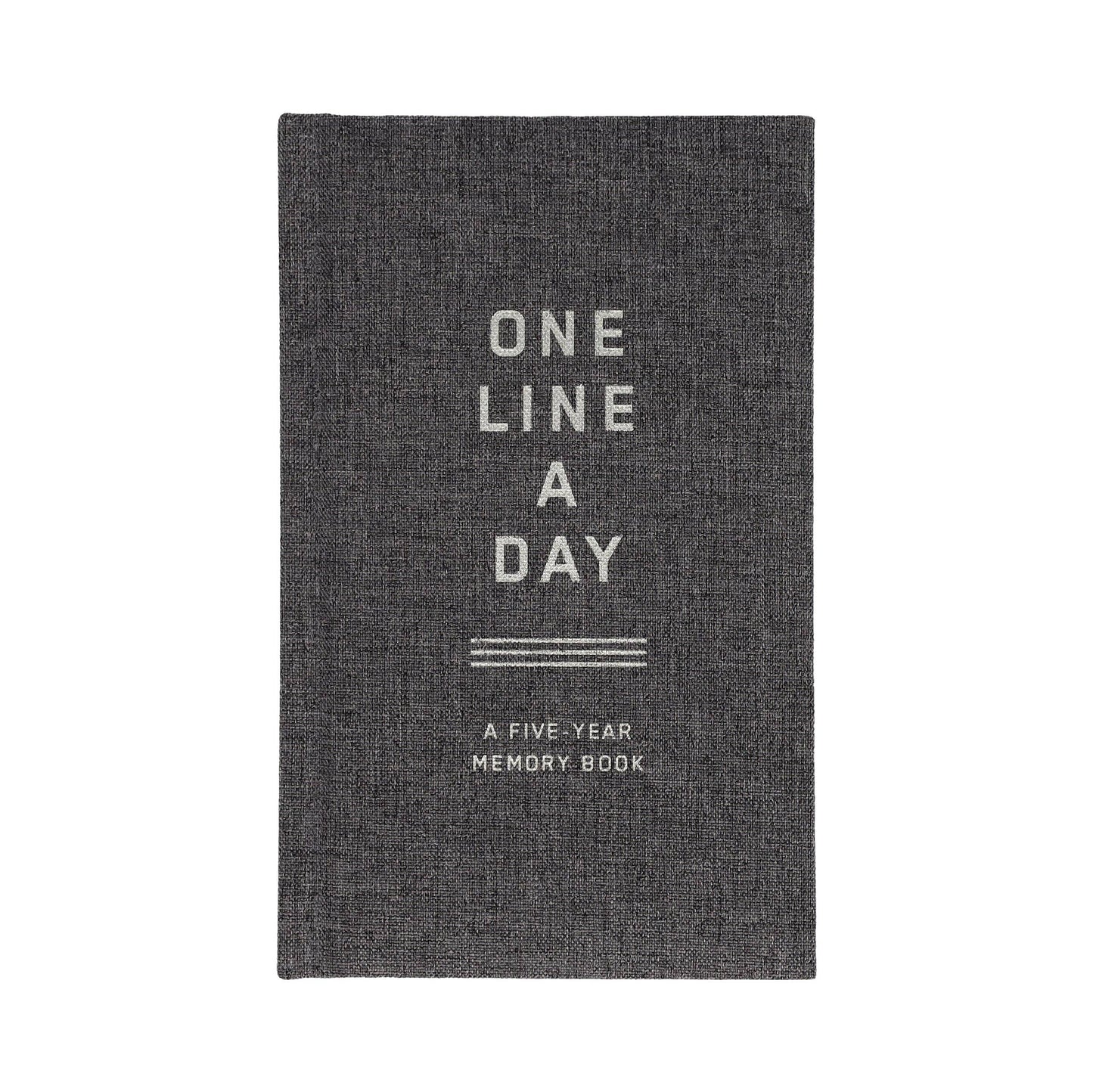 Canvas One Line a Day | Charcoal | Chronicle Books (CA)