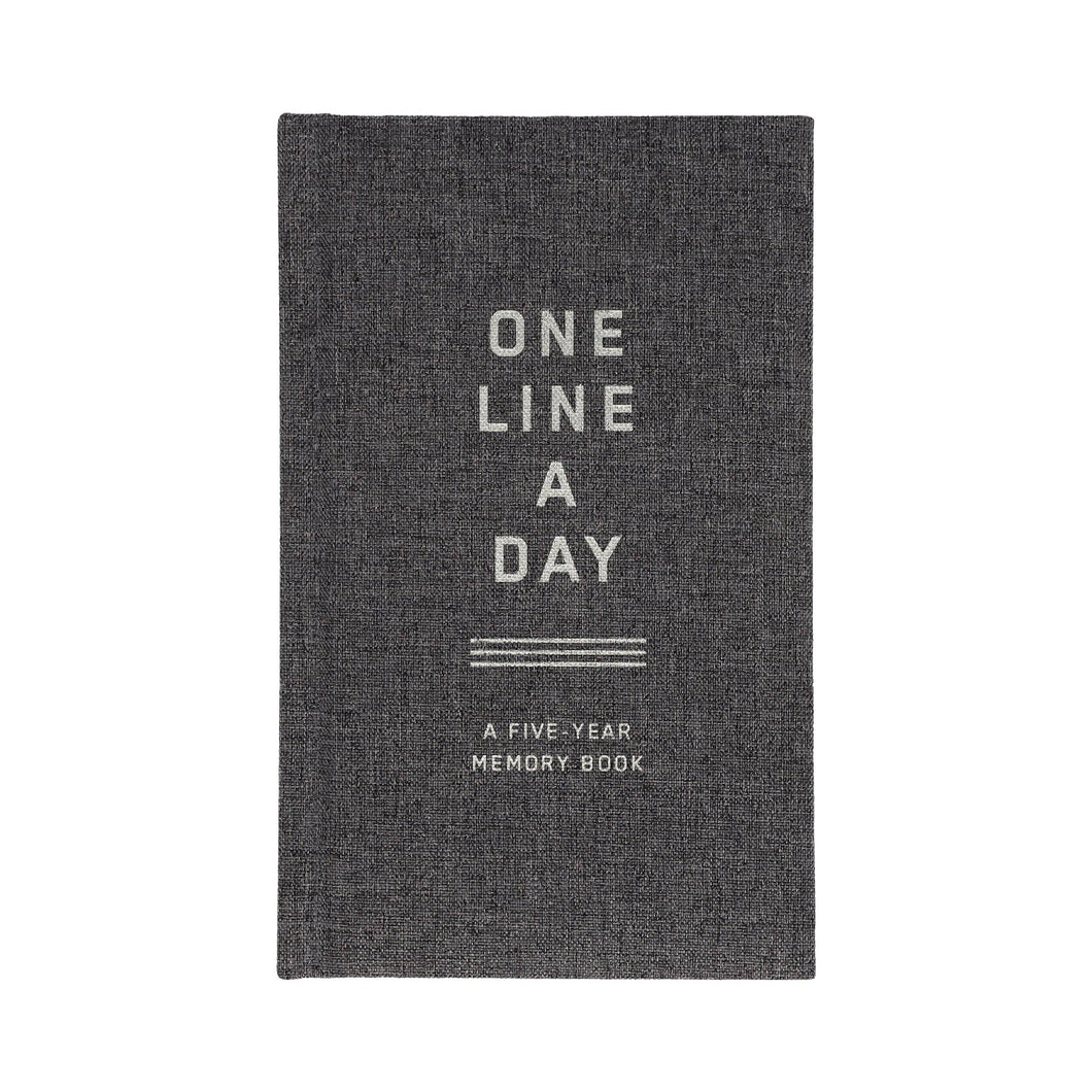 Canvas One Line a Day | Charcoal | Chronicle Books (CA)