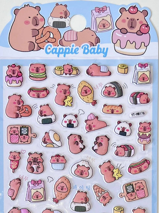 Cappie Baby capybara sticker sheet Vol. 9 – photo 4