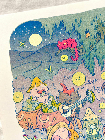Campfire Stories Riso Print | Natalie Andrewson (CA)