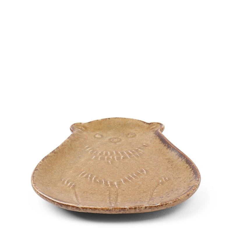 Ceramic Mustard Bear Dish (Japan)