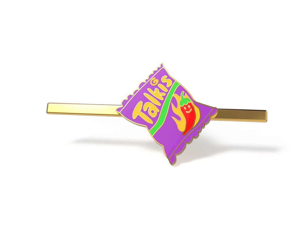 Talkis Hairpin | 18k Gold Cloisonné Enamel Jewelry | Yellow Owl Workshop (CA)