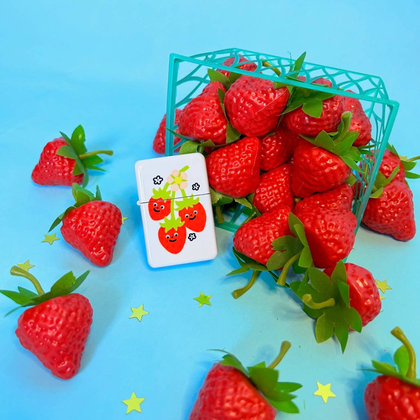 Sweet Strawberry Refillable Lighter | The Peach Fuzz (CA)