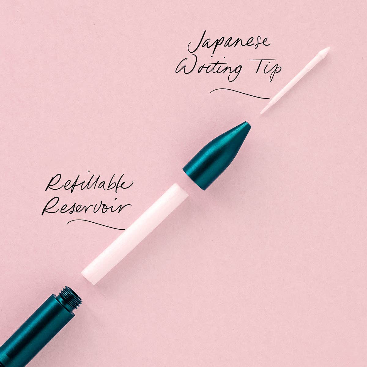 The Wren Refillable Writing Pen | Matte Clementine | Tom's Studio (UK)