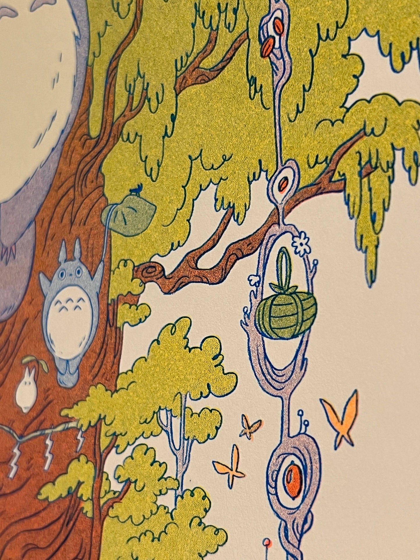 Totoro Riso Print (Small) | Natalie Andrewson (CA)