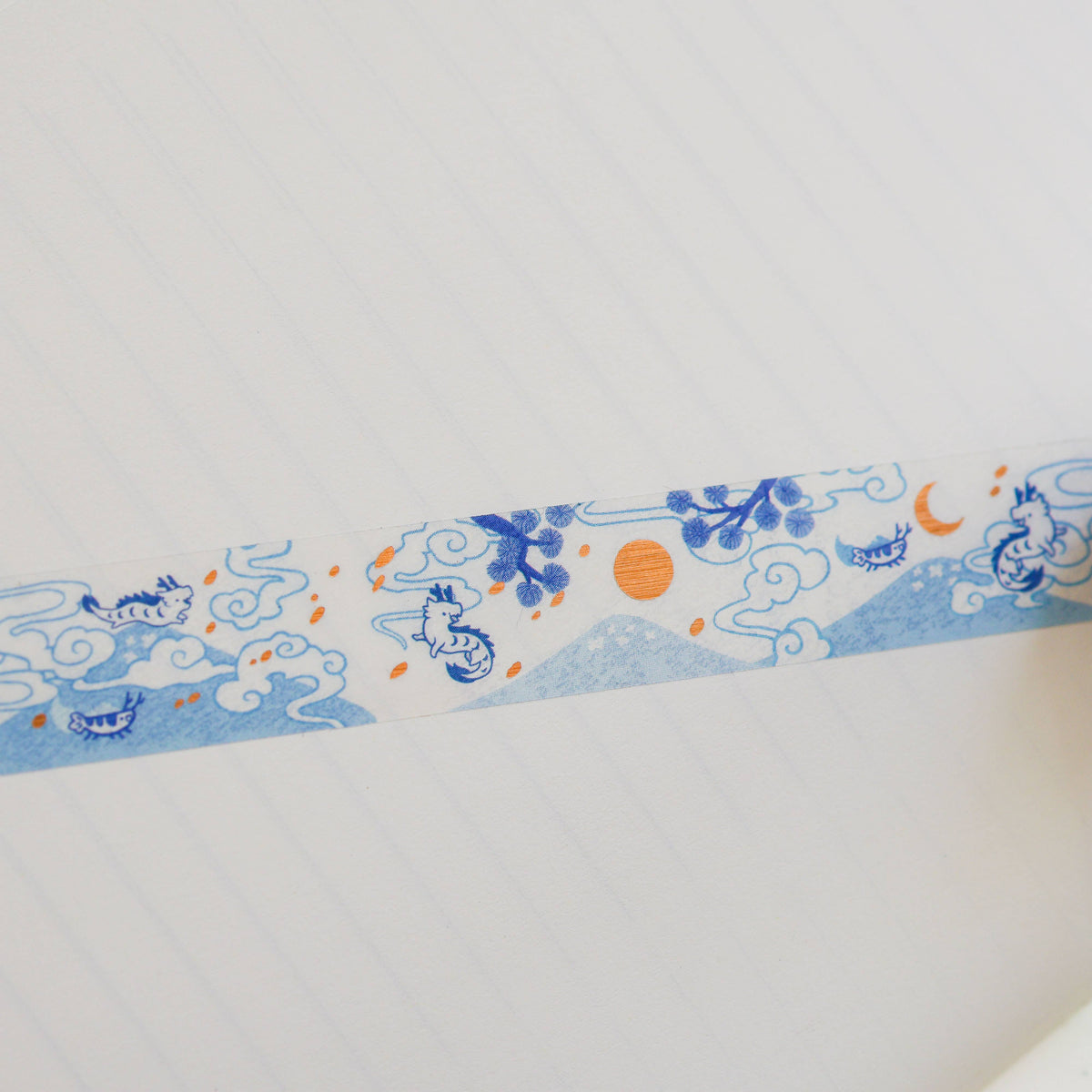 Blue Shragon and Drimpy foil PET tape by Thousand Skies, alternate view 3