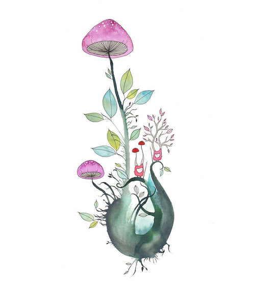 You're Weird, I Love You Art Print | Melissa Moss (NC)