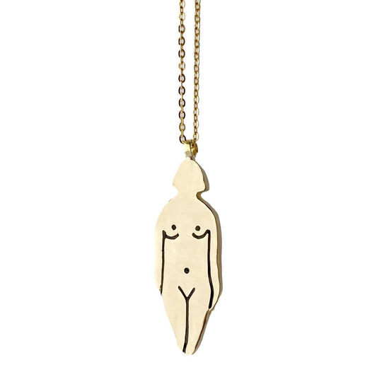 Brass Lady Necklace | Therese Kuempel (IL)