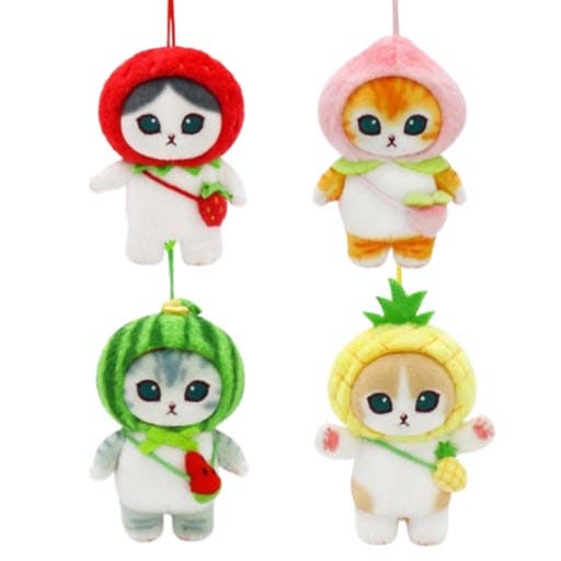 Mofusand Cat Plush Keychain | Fruit Series | Mofusand (Japan)