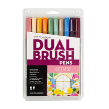 Load image into Gallery viewer, Dual Brush Pen Art Markers: Cottage  | 10-Pack | Tombow (Japan)
