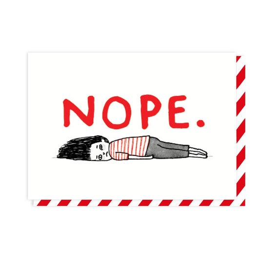 Nope Greeting Card | Gemma Correll (UK)