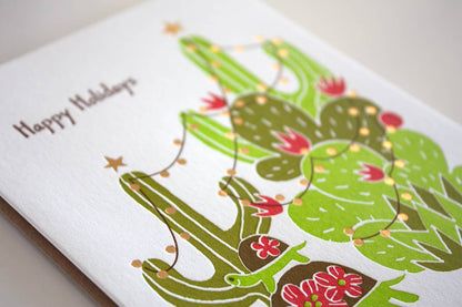 Holiday Desert Tortoises Card | Fugu Fugu Press (CA)