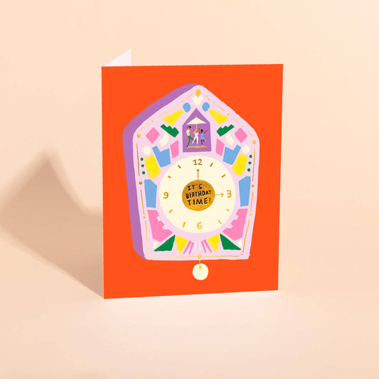 Cuckoo Clock Birthday Card | Carolyn Suzuki (CA)