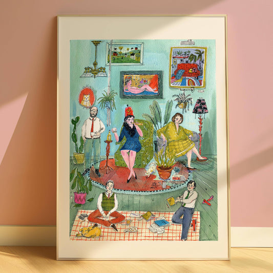 House Party Print | Jill Kittock (MN)