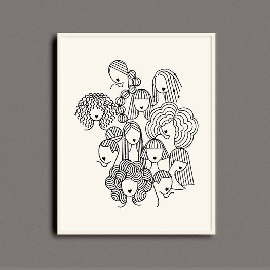 Sup Ladies Art Print | Rashida Coleman-Hale (CA)