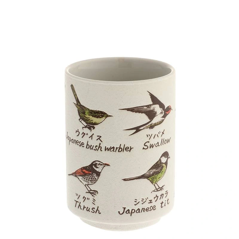 Ceramic Wild Birds Aviary Teacup | Japan