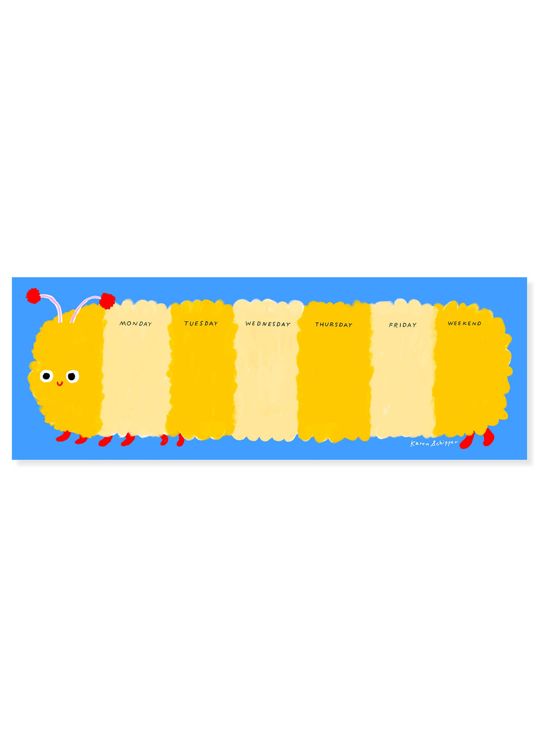 Collin Caterpillar Weekly Desk Planner | Karen Schipper (SC)