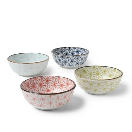 Asanoha Petit Sauce Bowl Set (Japan)