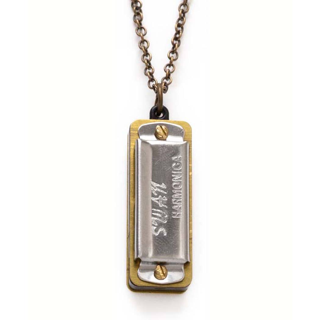 Mini Harmonica Sola Necklace | Silver | Amano Studio (CA)