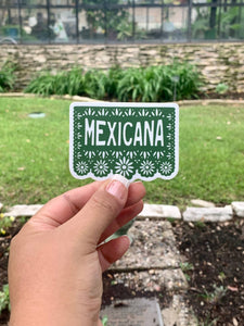 Mexicana Papel Picado Vinyl Sticker  | Kalaka Tx (TX)