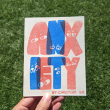 Load image into Gallery viewer, Anxiety Risograph Zine | Christina Hu (CA)

