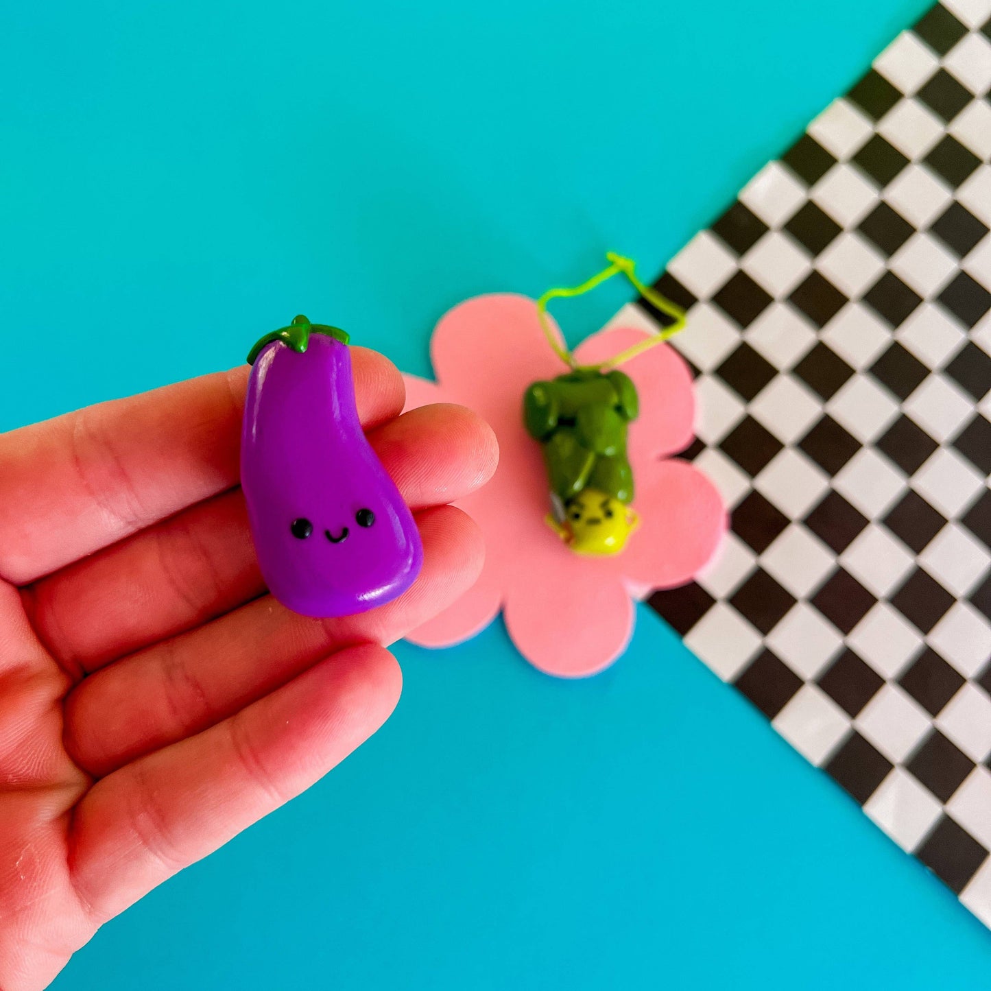Eggplant Magnet | Larry's Waffle Shop (SC)