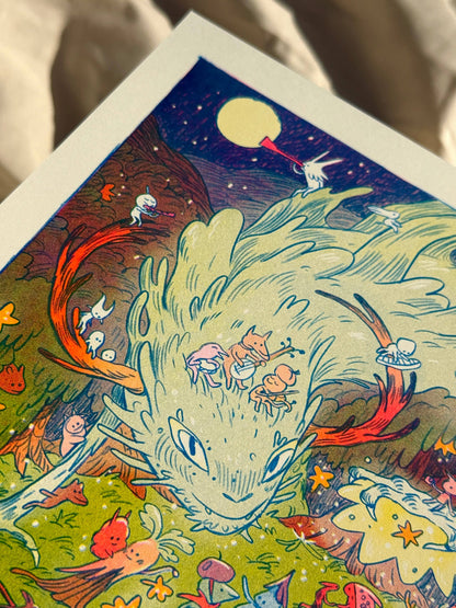 Morophon The Boundless Riso Print | Natalie Andrewson (CA)