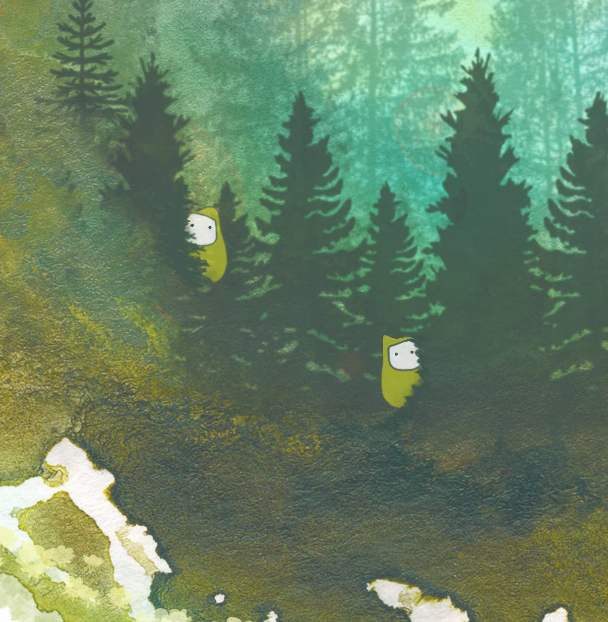 Woodland Creatures Art Print | Melissa Moss (NC)