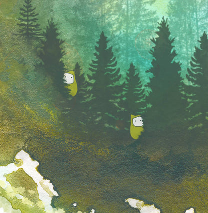 Woodland Creatures Art Print | Melissa Moss (NC)
