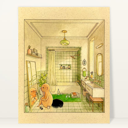 Feeling Ugly art print by Felicia Chiao