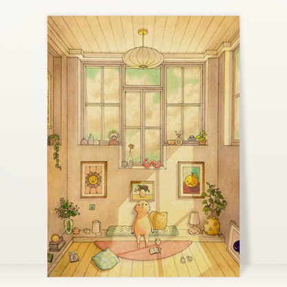 Happy Place art print by Felicia Chiao