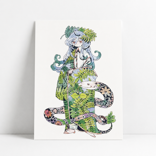 Fern Serpent Mini Print | Koyamori (CAN)