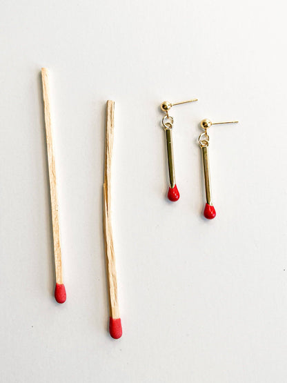 Matchstick Earrings | Natalie Clare (IL)