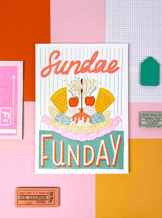 A5 Sundae Funday Print | Jacqueline Colley (UK)