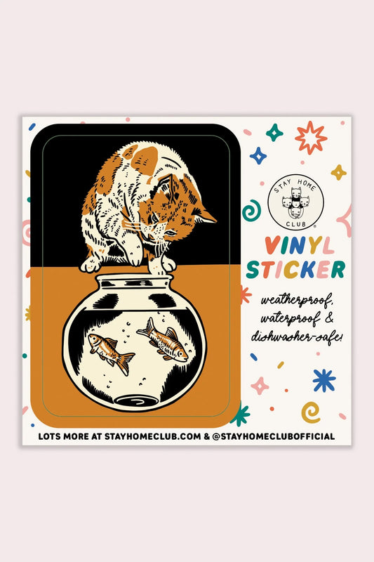 Fishbowl Vinyl Sticker | Olivia Mew