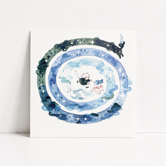 Spook Series Mini Print | Fish | Koyamori (CAN)