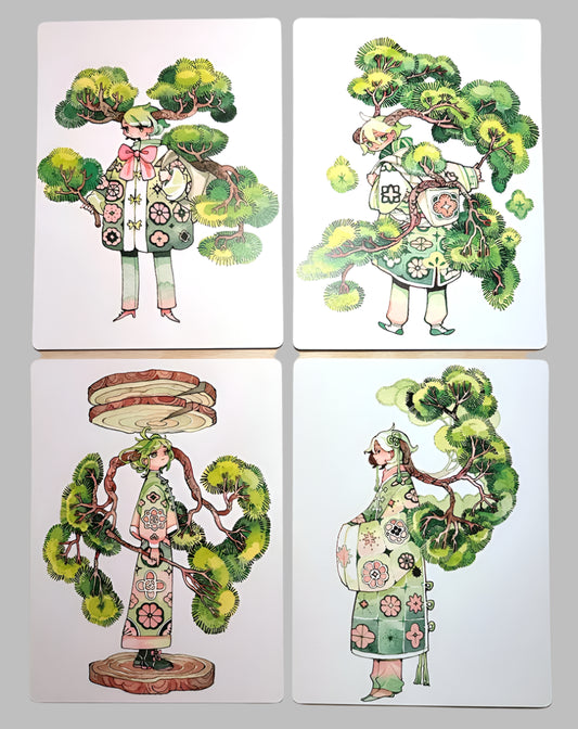 Forest Keeper Series: 4 Art Print | Koyamori (CAN)