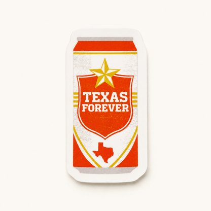 Texas Forever Vinyl Sticker | Nate Duval (MA)