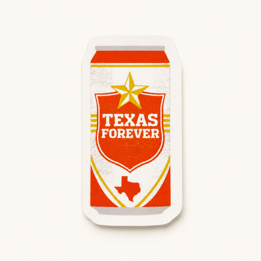 Texas Forever Vinyl Sticker | Nate Duval (MA)