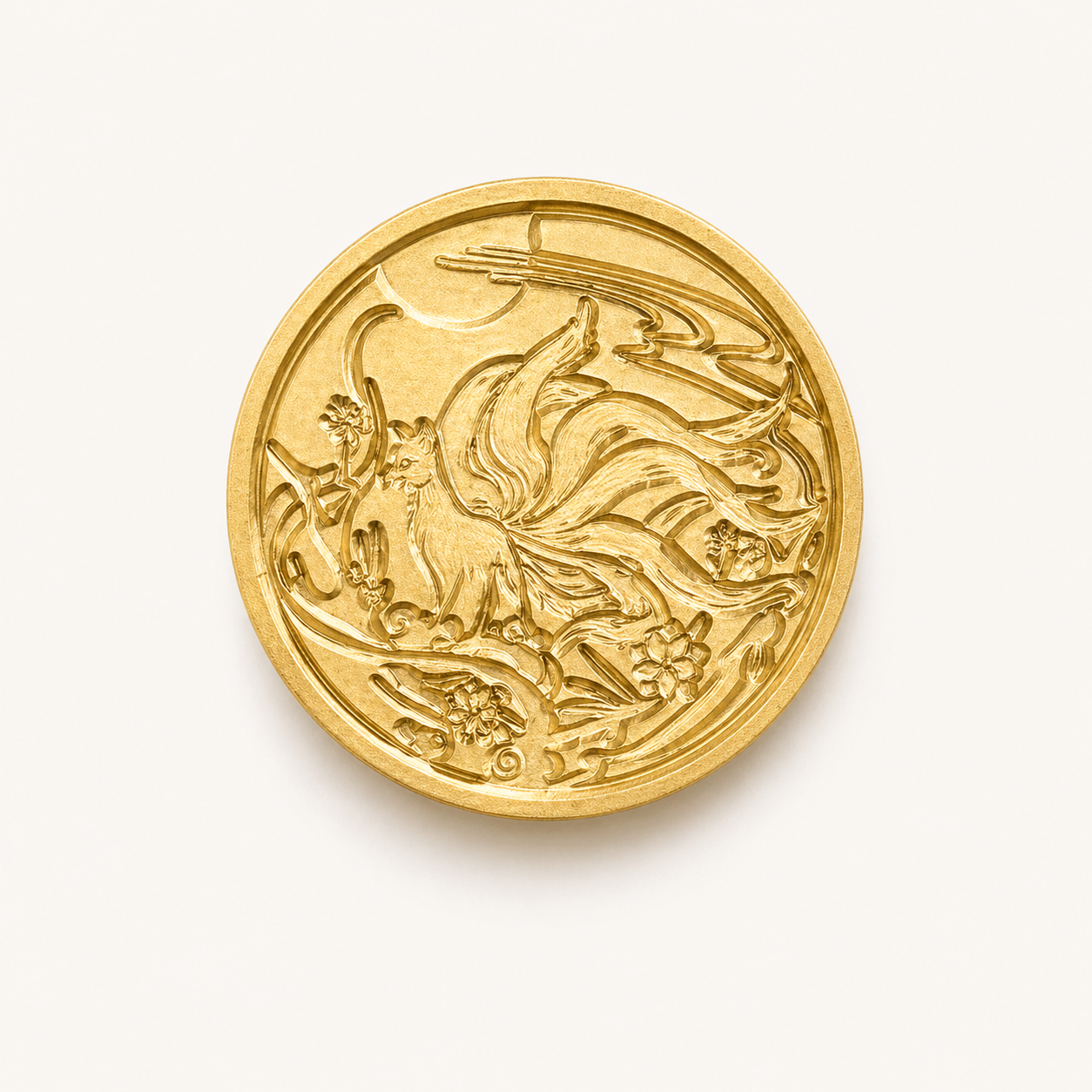 Nine-Tailed Fox Wax Seal Stamp | WOODPEPE (Japan)