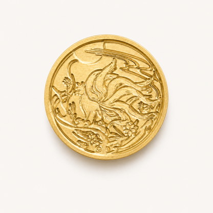 Nine-Tailed Fox Wax Seal Stamp | WOODPEPE (Japan)