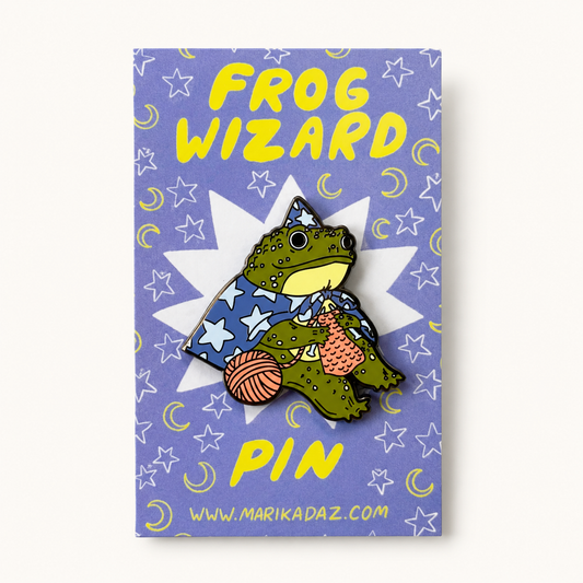 Frog Wizard Pin | Marika Paz (OR)