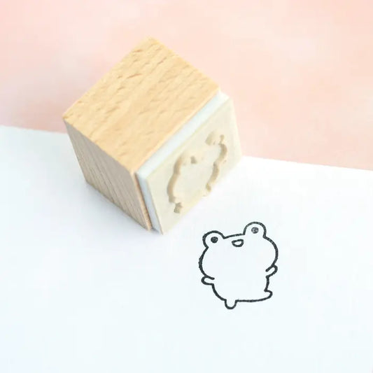 Wasabi the Frog Rubber Stamp | Robot Dance Battle (CA)