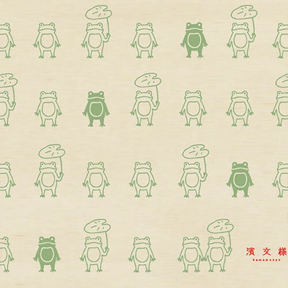 Frogs Cotton Eco Tote Bag | Hama Bunsyo (Japan)