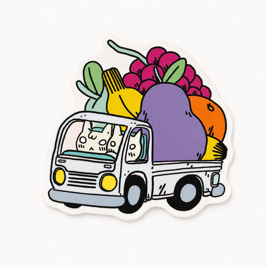 Fruit Truck Vinyl Sticker | Deth P. Sun (CA)